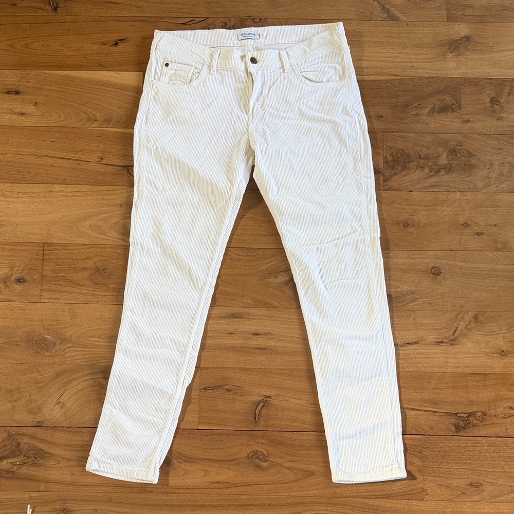 Roseanna Cream Corduroy Straight Leg Jeans